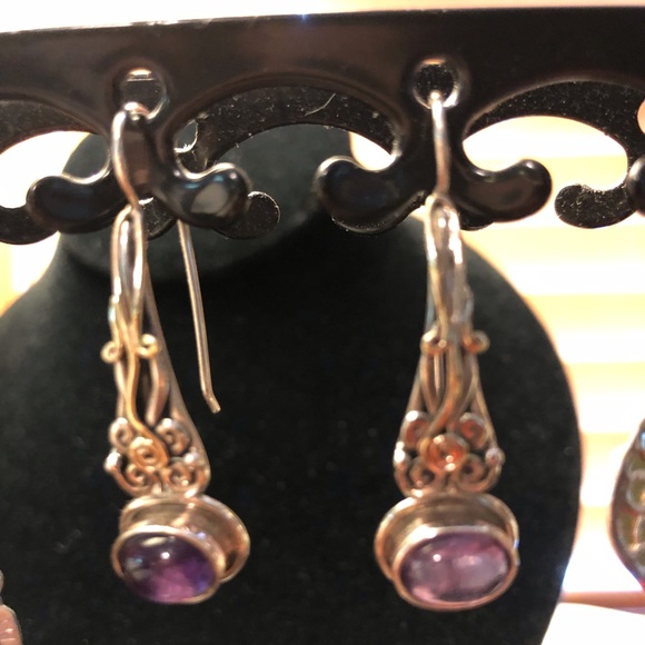 Jewelry - Sterling silver and Amethyst Earrings